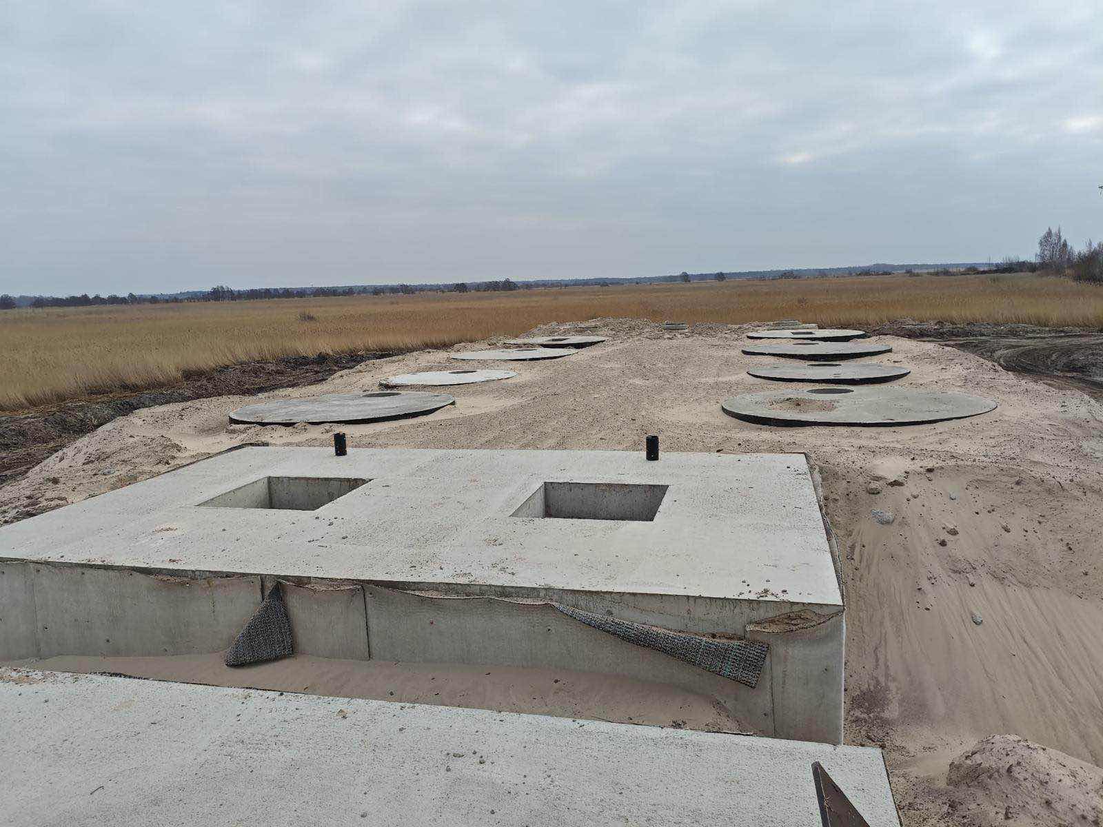 Manhole and chamber installation works, stage 1