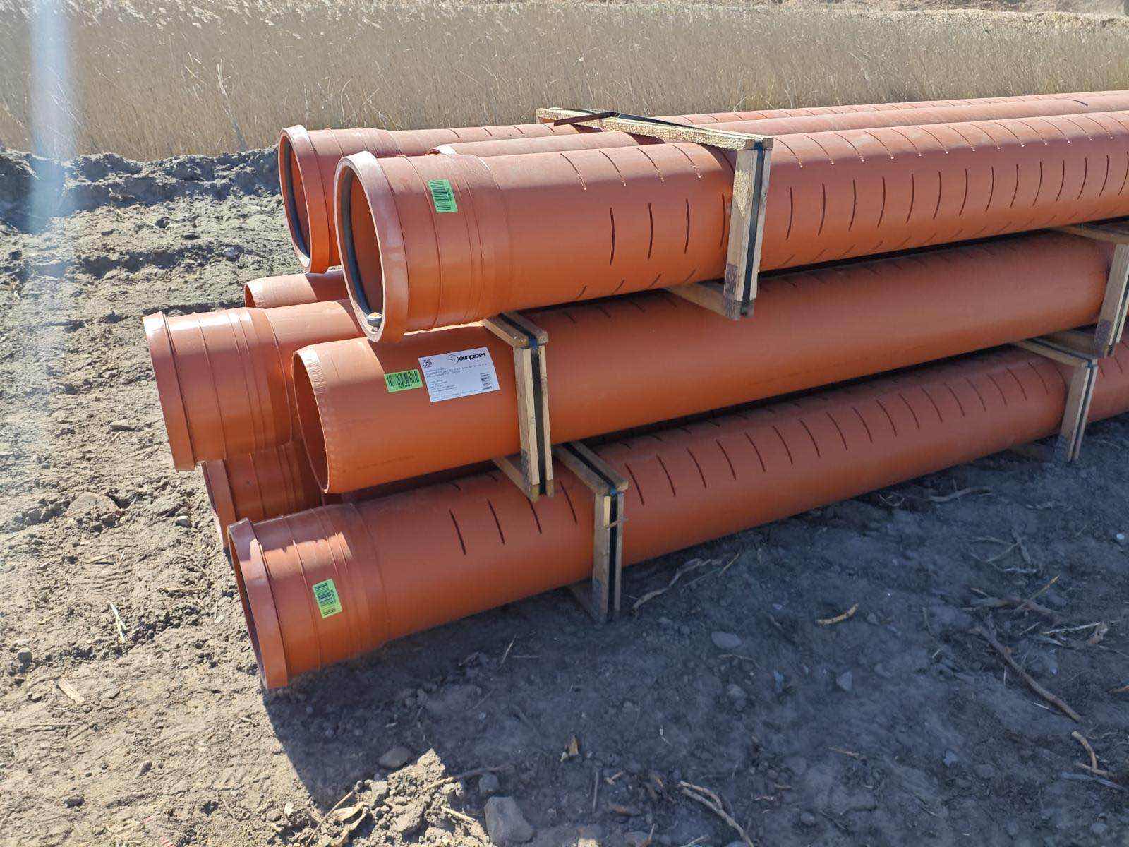 Pipe installation and underground utility works, stage 3