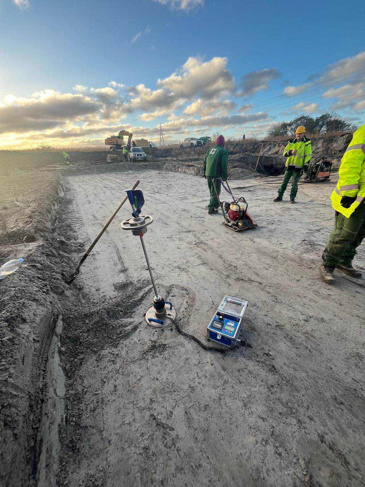 Foundation preparation and testing works, stage 5