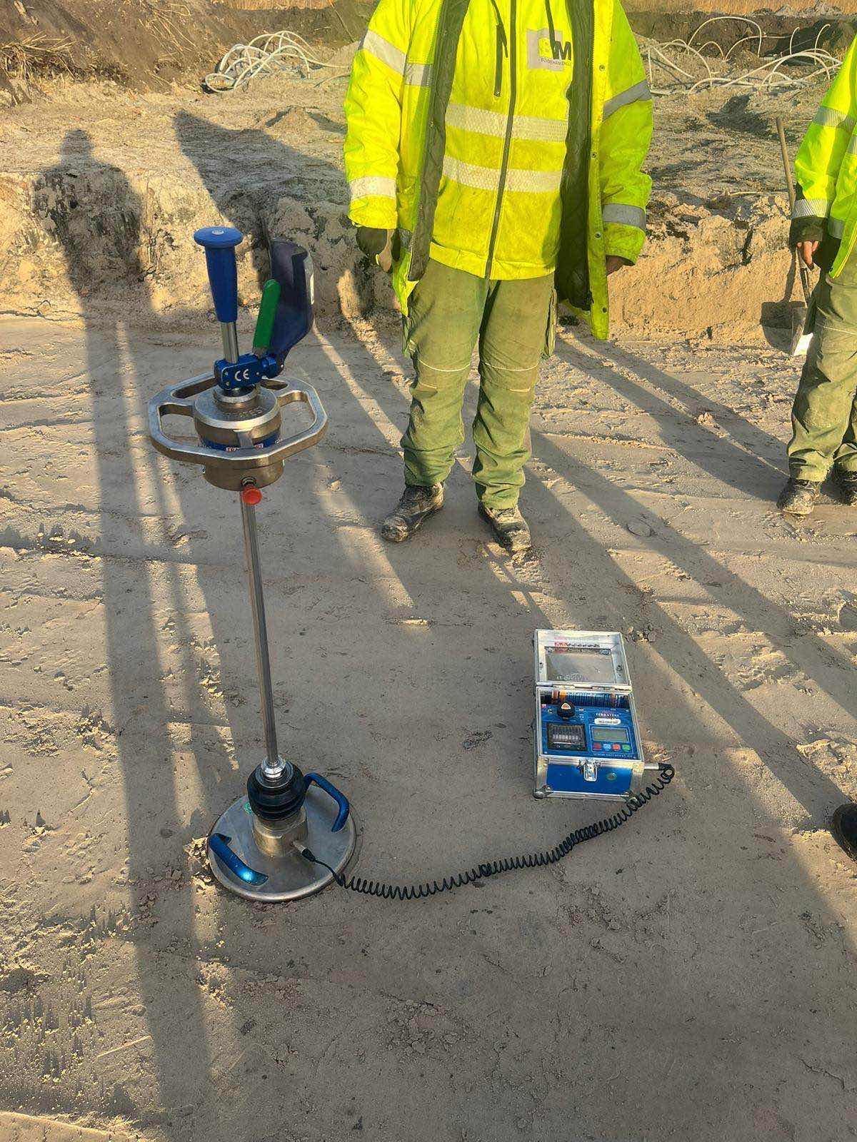 Foundation preparation and testing works, stage 8