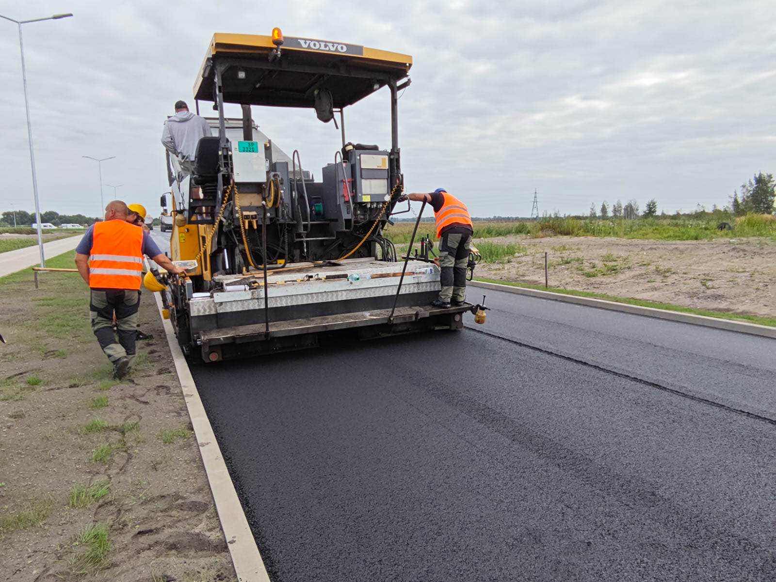 Municipal road reconstruction works
